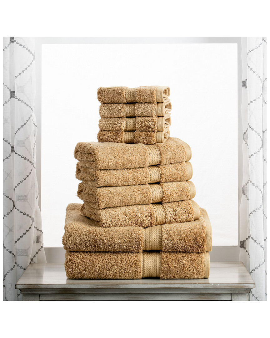 Superior Highly Absorbent 10pc Ultra Plush Towel Set