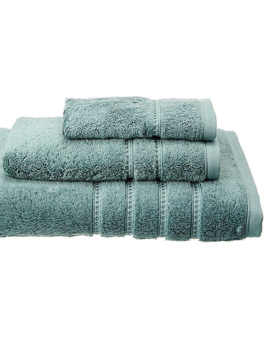 Espalma Resort 3pc Bath Towel Set In Blue