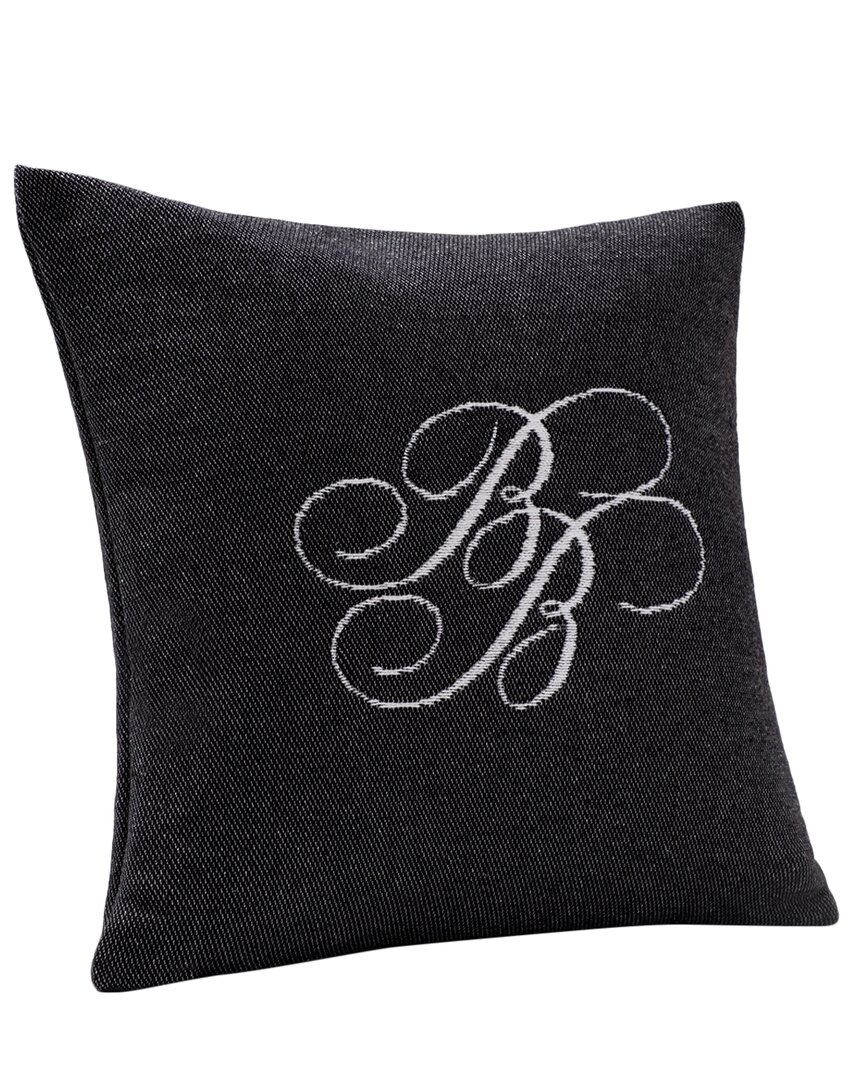 Brooks Brothers Bb Monogram Decorative Cotton Pillow