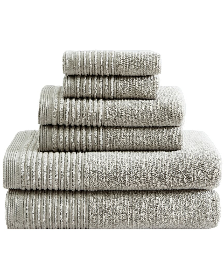 Shop Vera Wang 6pc Sculpted Pleat Terry Towel Set