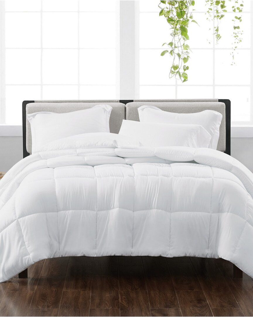 Cannon Solid White 3pc Comforter Set