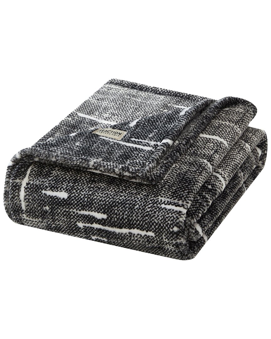 Shop Kenneth Cole Reaction Cedar Ultra Soft Plush Fleece Reversible Throw Blanket