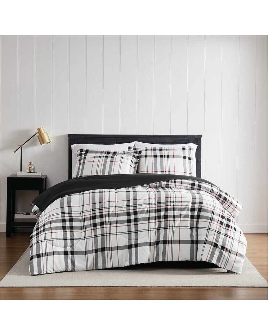 London Fog Charlotte Plaid 3pc Comforter Set