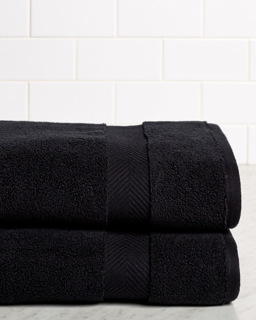 Superior Solid Zero-twist 2pc Bath Towel Set