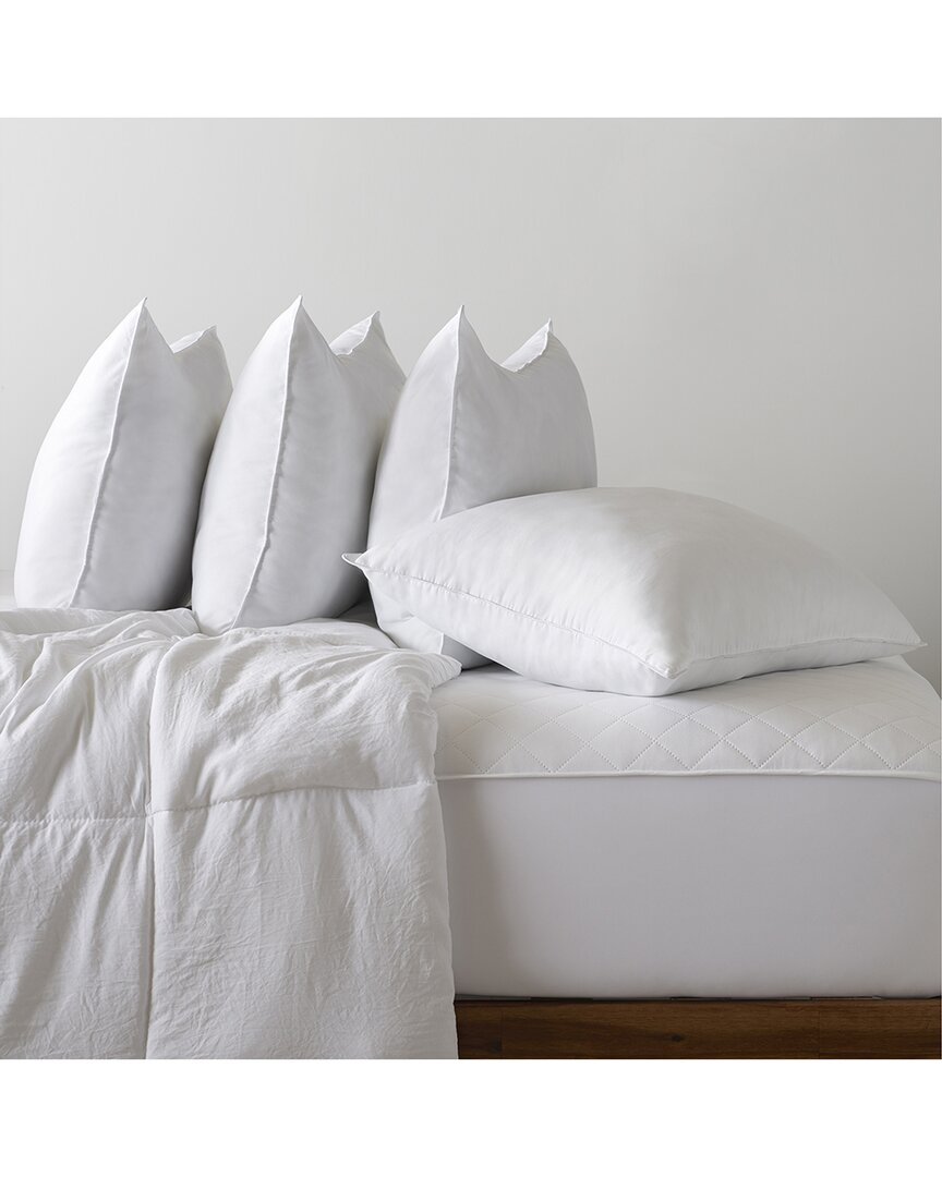 Shop Ella Jayne Signature Plush Soft Allergy-resistant Down Alternative Stomach  Sleeper Pillow, Set Of 4 In White
