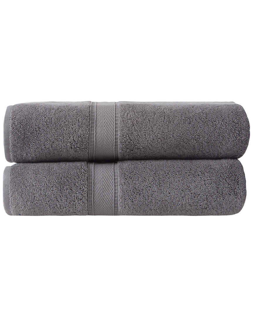 Ozan Premium Home Legend Bath Sheets Set Of 2 In Grey