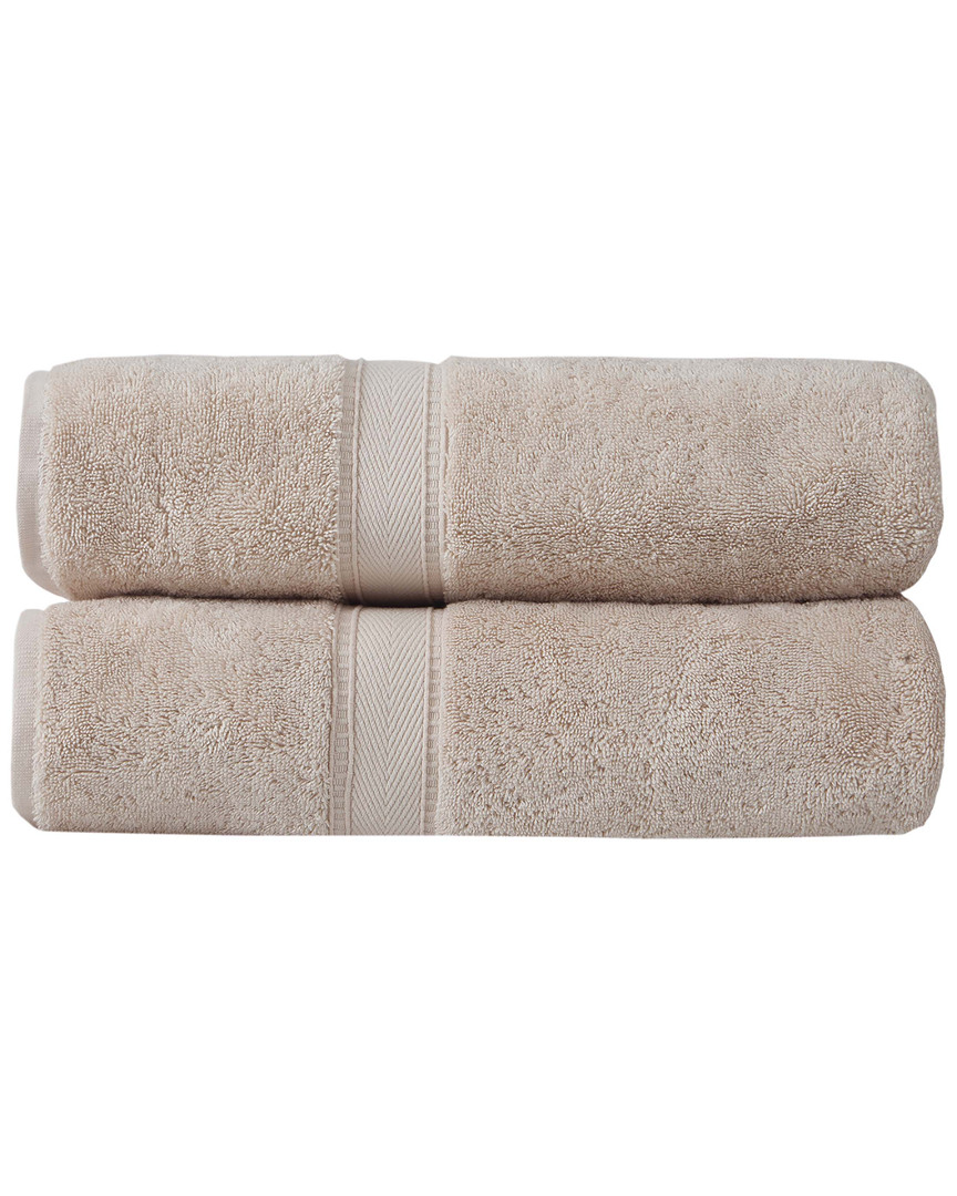 Ozan Premium Home Legend Bath Towels Set Of 2 In Beige