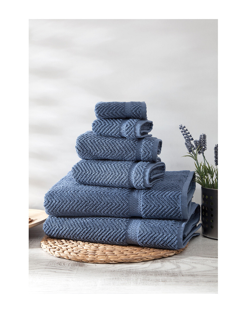 Ozan Premium Home Maui 6pc Towel In Blue