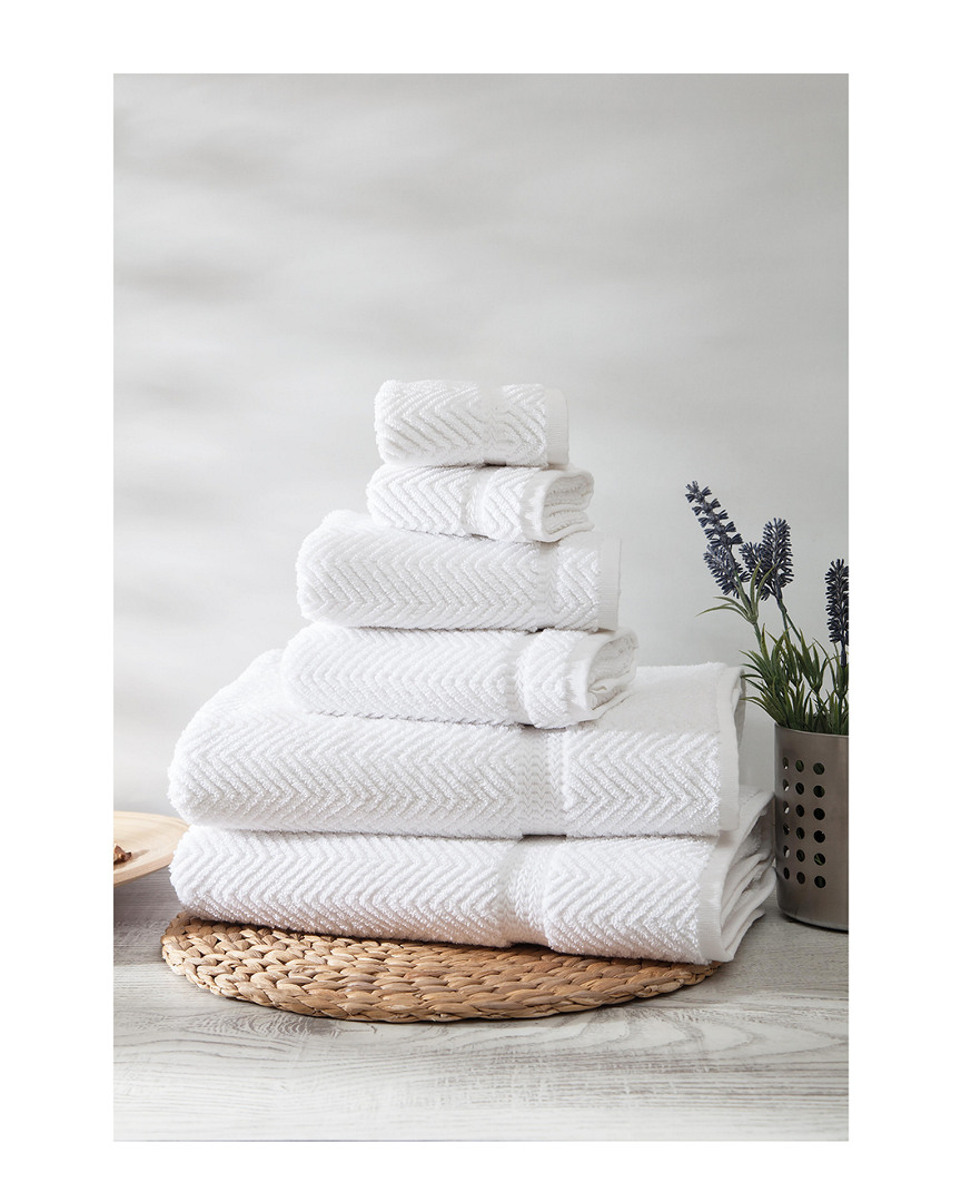 Ozan Premium Home Maui 6pc Towel In White