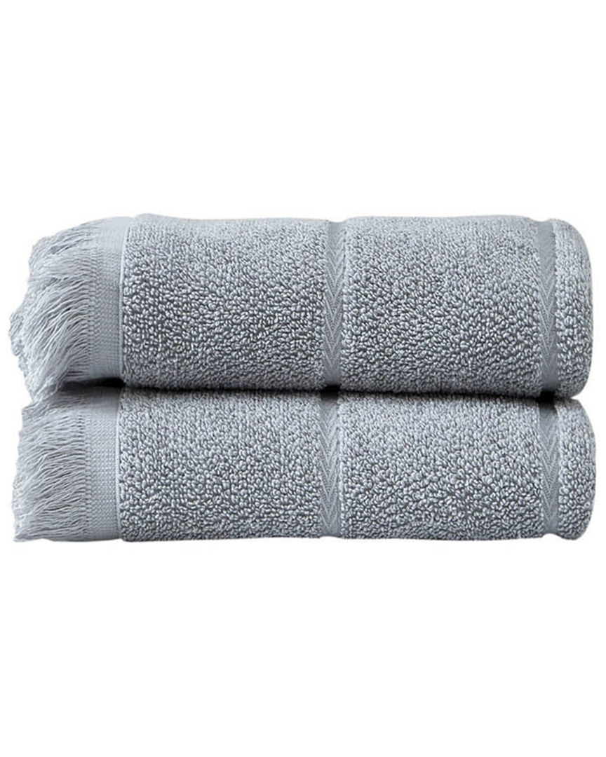 Ozan Premium Home Mirage 2pc Hand Towel In Taupe
