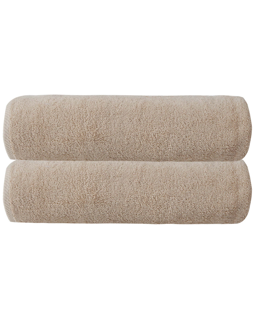 Ozan Premium Home Opulence Bath Towels Set Of 2 In Sand