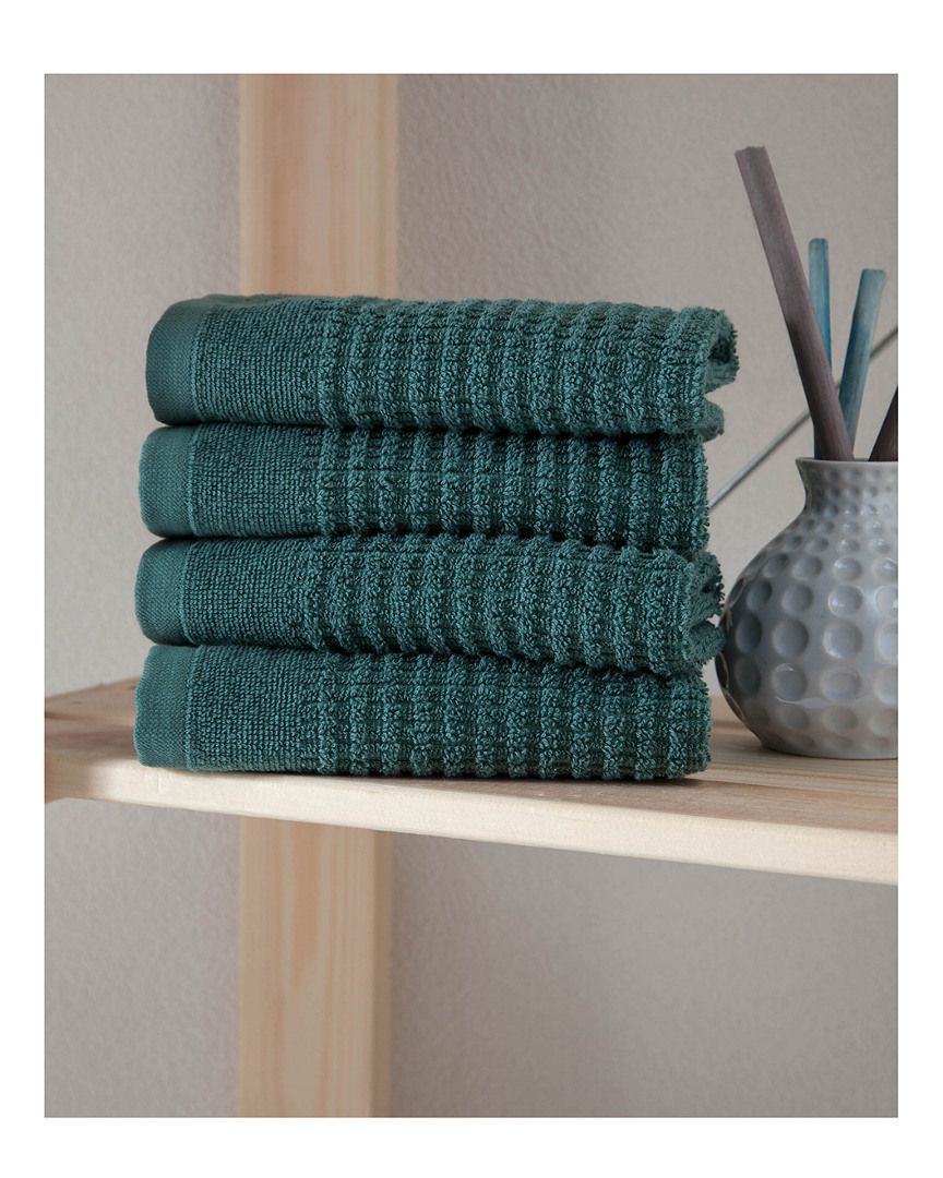 Ozan Premium Home Sorano 4pc Washcloth In Green