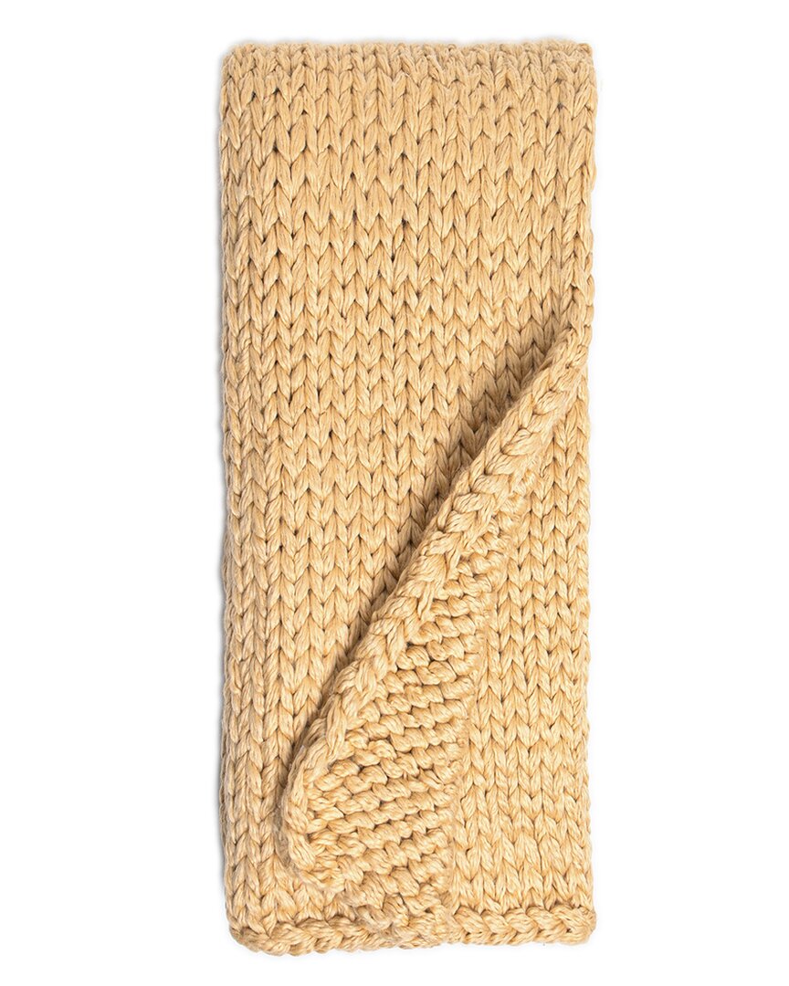 Shop Amity Home Gage Cable Knit Throw