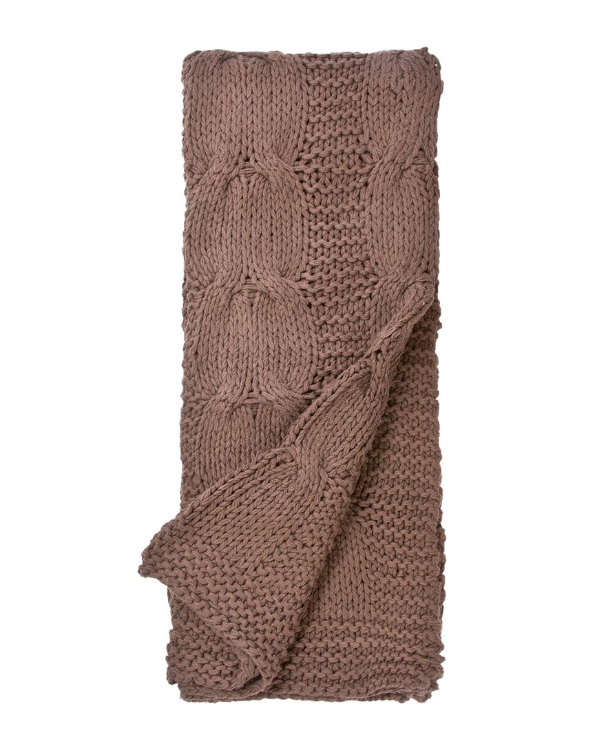 Shop Amity Home Micah Cable Knit Throw