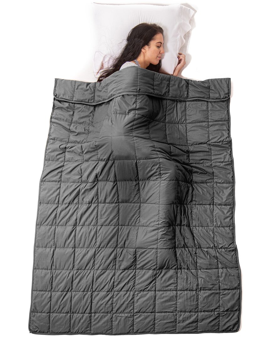 Superior Home City Weighted Blanket In Charcoal