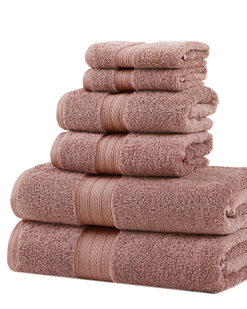 Superior Solid Long-staple Combed 6pc Towel Set