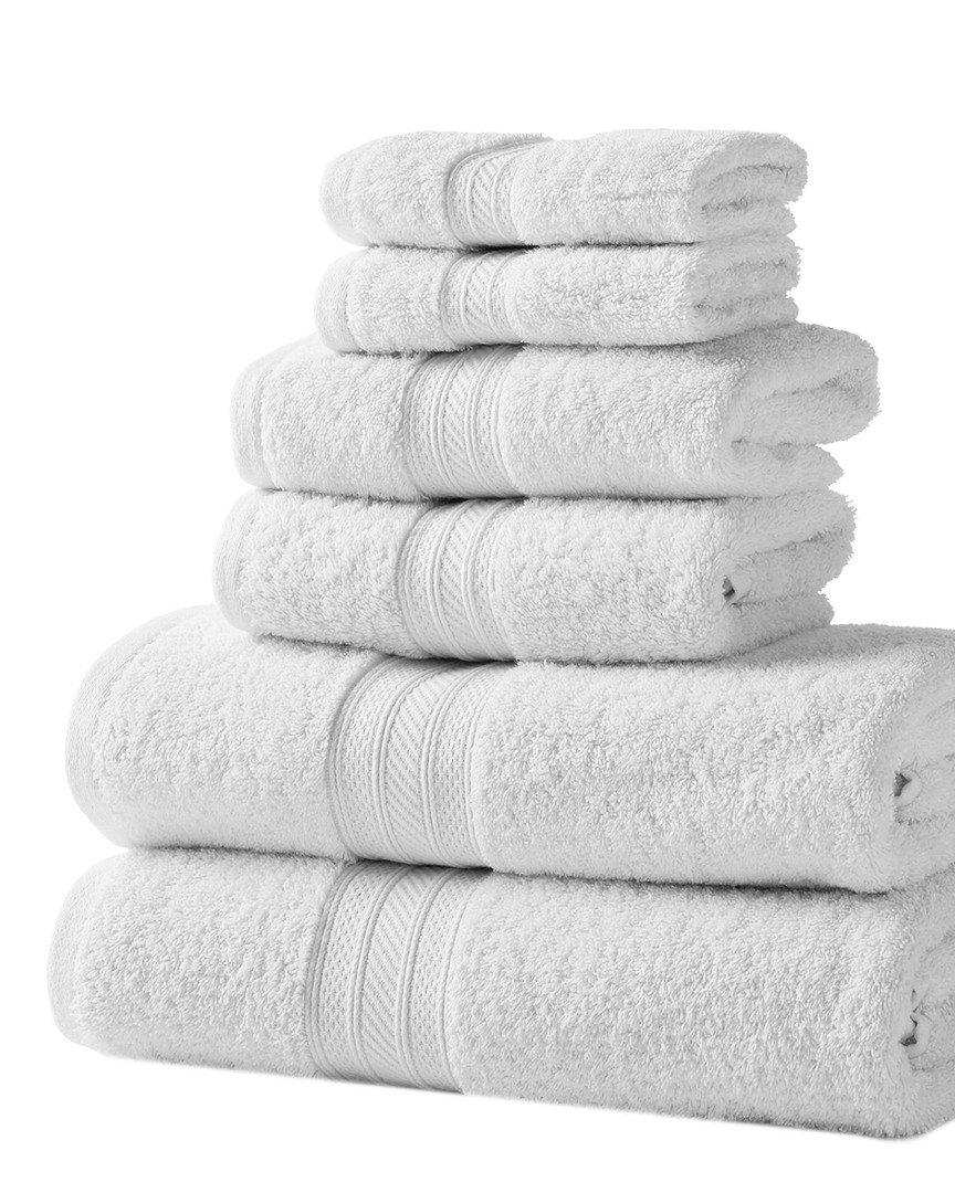 Superior Solid Long-staple Combed 6pc Towel Set