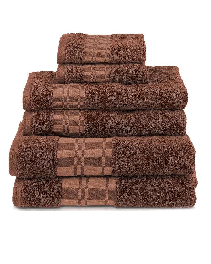 Superior Athens 6pc Thick Absorbent Towel Set