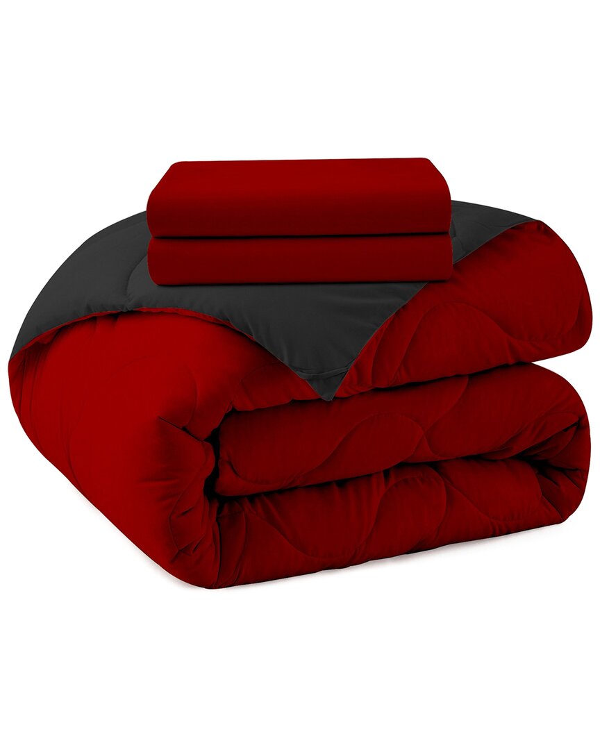 Peace Nest Lightweight Reversible Down Alternative Comforter Set