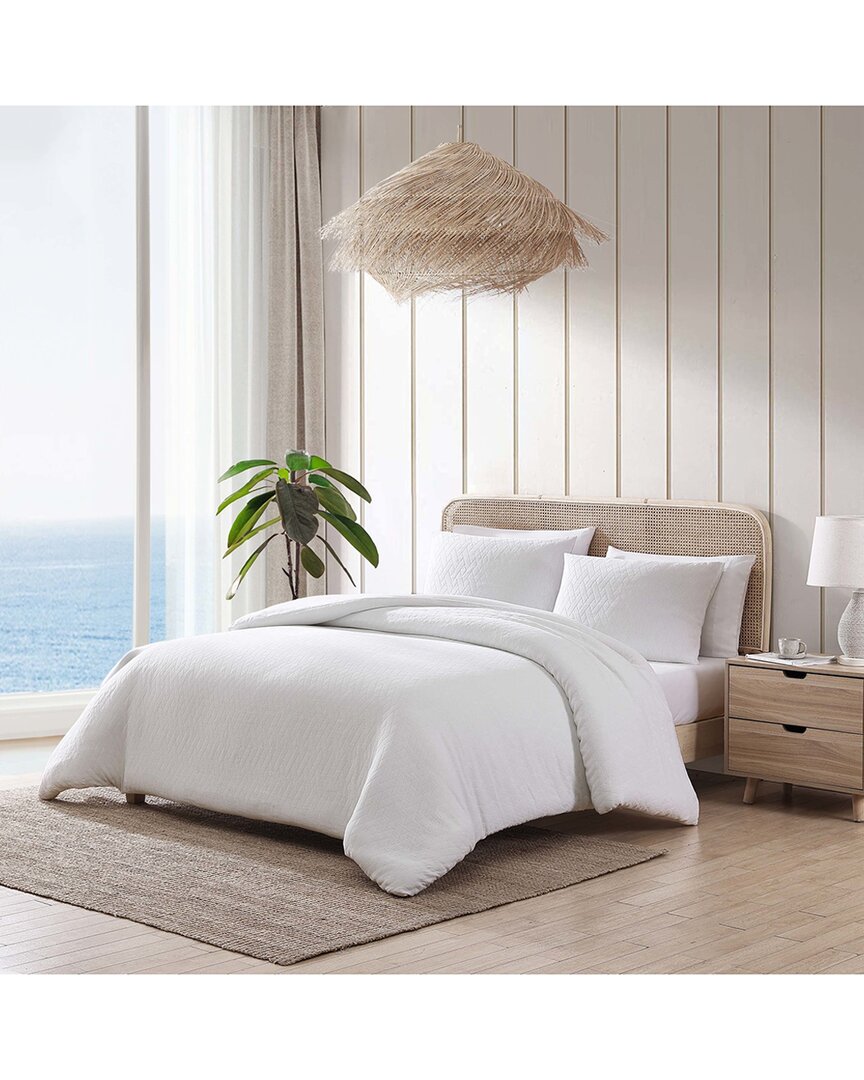 Tommy Bahama Solid Wicker Duvet Cover Set