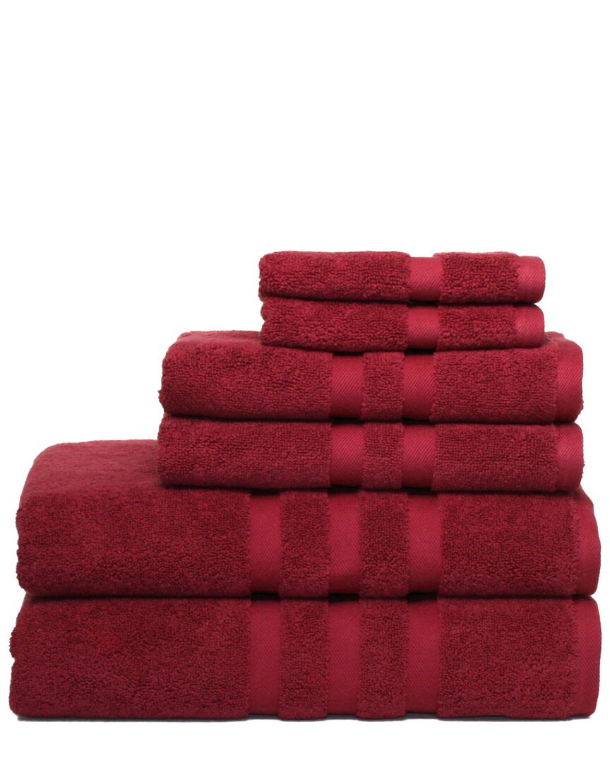 Chortex Irvington 6pc Turkish Cotton Towel Set