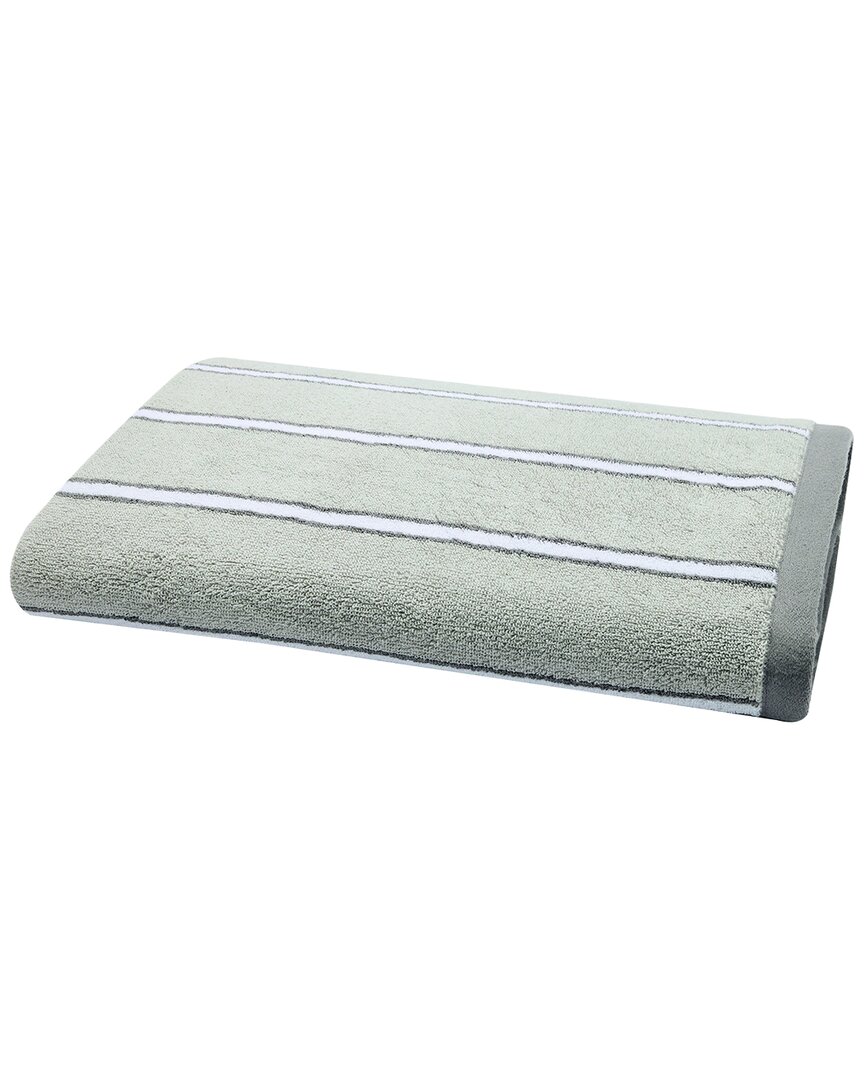 Anne De Solene Anne De Solène Journey Gris Shower Towel In Green