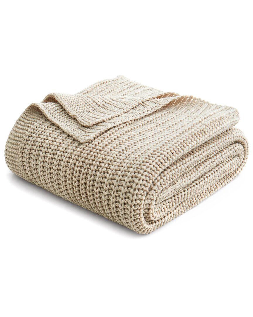 Unikome Chunky Knit Throw Blanket