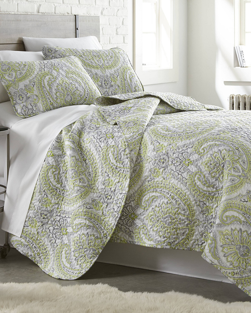 South Shore Linens Pure Melody Classic Paisley Printed Quilt Set