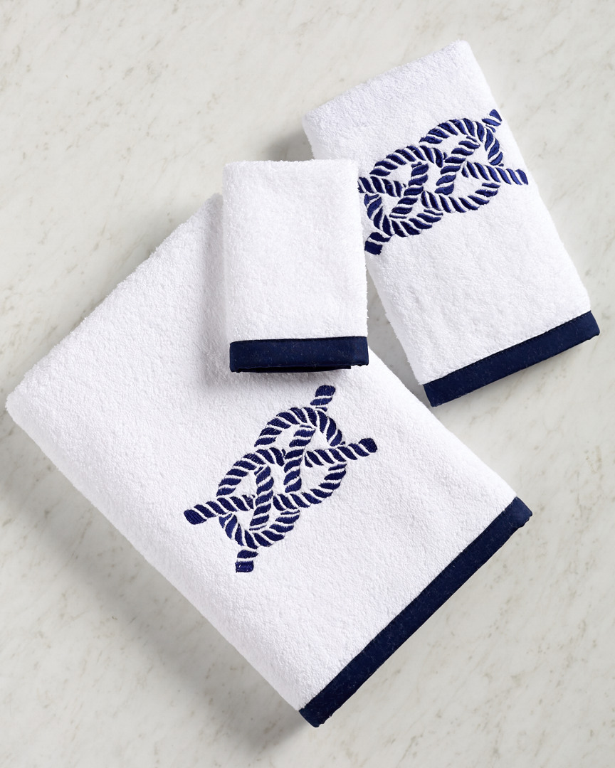 Montague & Capulet Yacht Club 3pc Towel Set In Blue