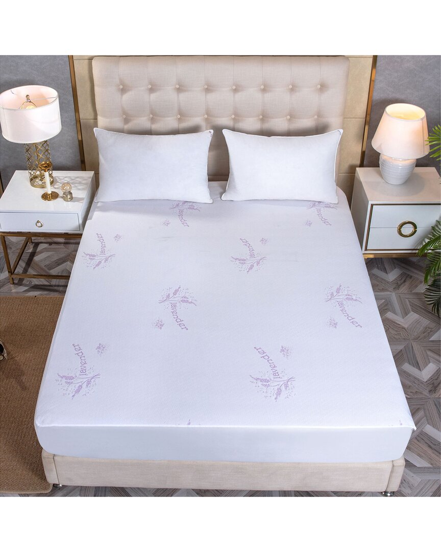 Bibb Home Lavender Infused Scented Mattress Pad
