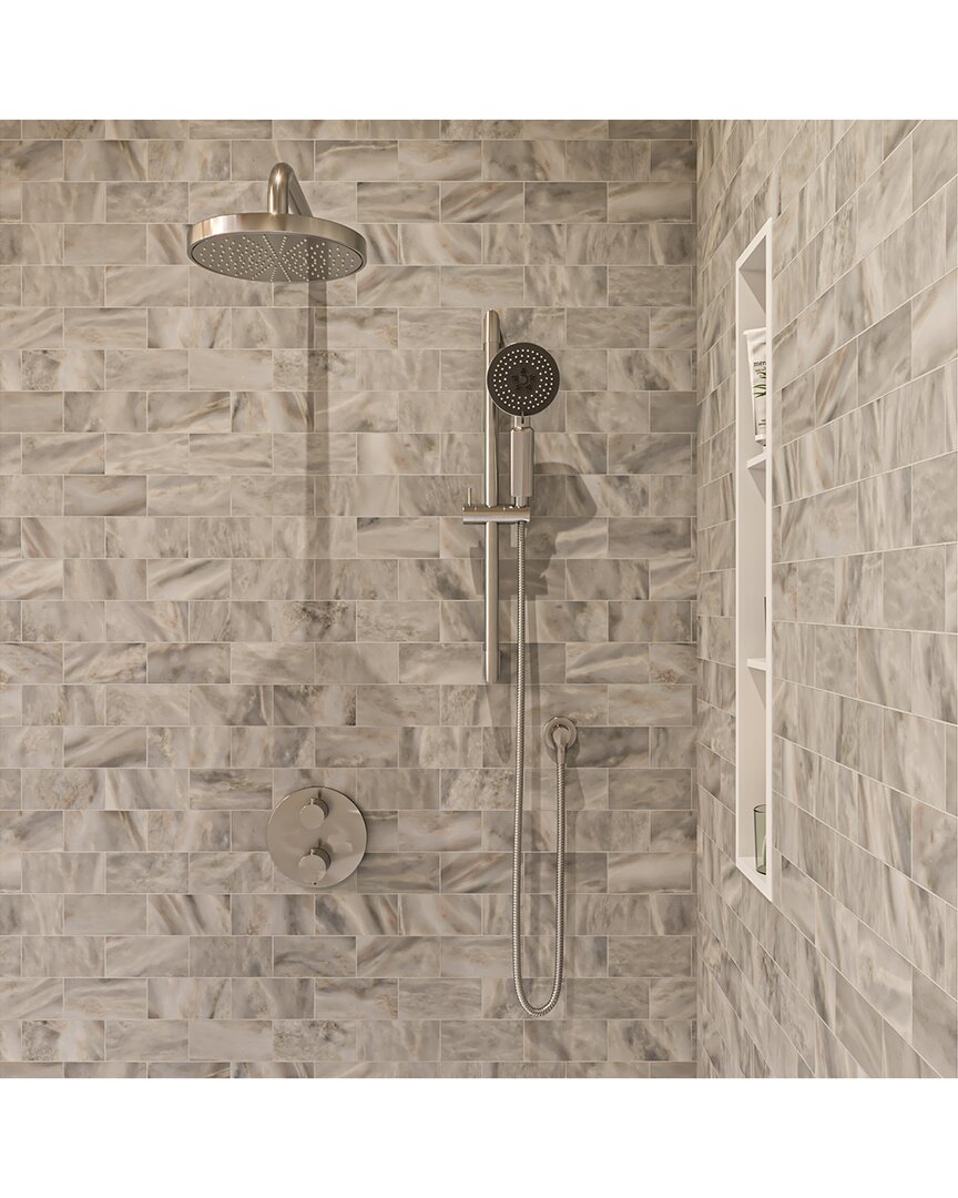 Alfi Round 2-way Thermostatic Shower Set