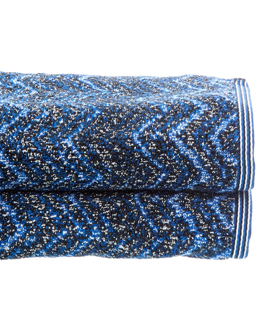 Missoni Home Azul 6pc Unita Bath Towel Set