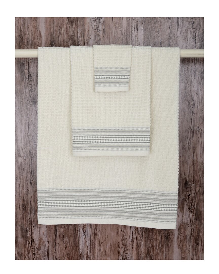 Shop Moda At Home Amadora 6pc Towel Set In Grey
