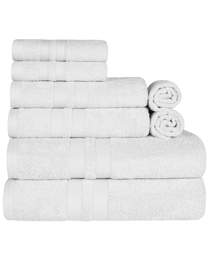 SUPERIOR SUPERIOR HIGHLY ABSORBENT SOLID ASSORTED 8PC QUICK-DRYING TOWEL SET