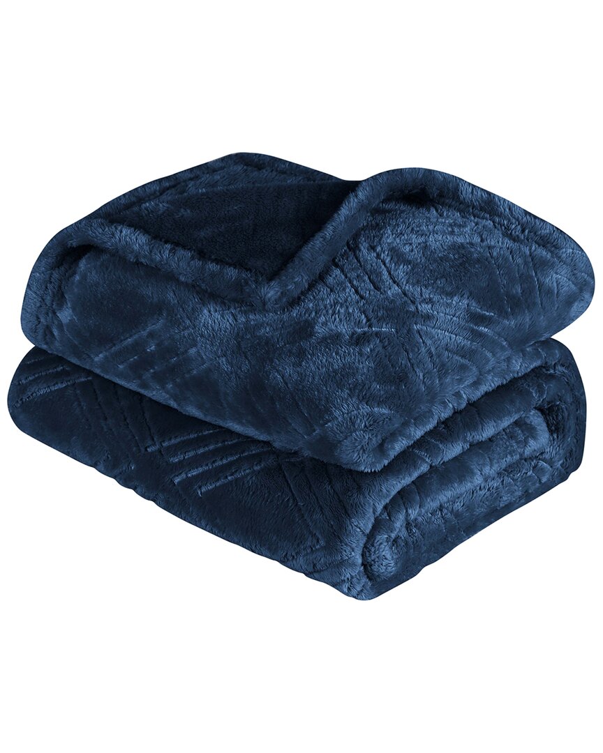 Superior Diamond Flannel Fleece Plush Ultra-soft Blanket