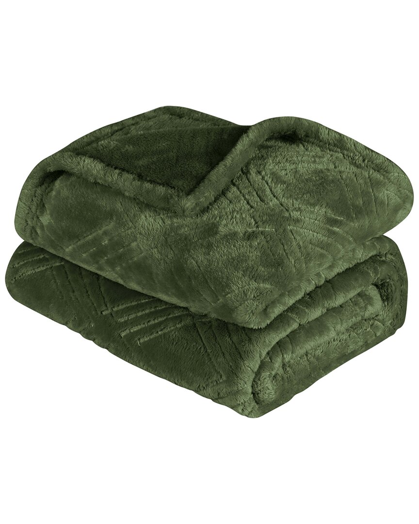 Superior Diamond Flannel Fleece Plush Ultra-soft Blanket