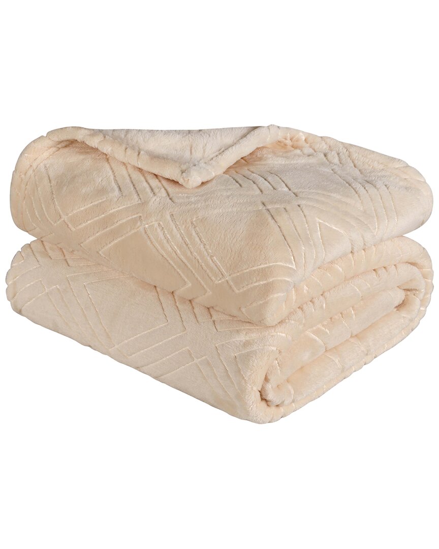 Superior Diamond Flannel Fleece Plush Ultra-soft Throw