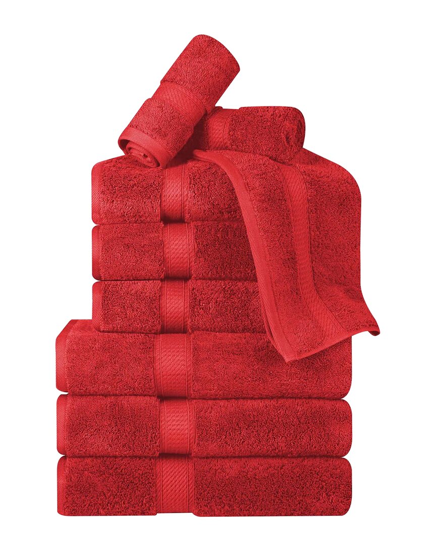 SUPERIOR SUPERIOR EGYPTIAN COTTON 9PC PLUSH HEAVYWEIGHT ABSORBENT LUXURY SOFT TOWEL SET