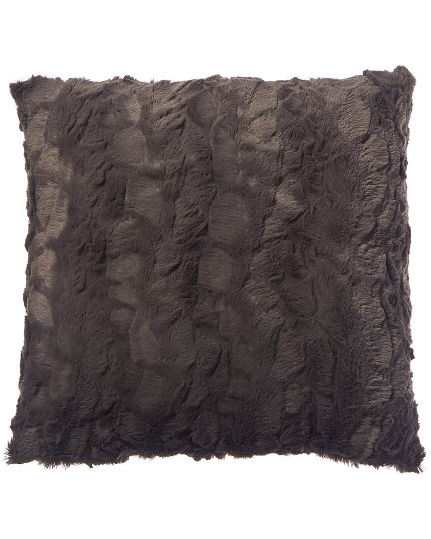 Faux Addict Luxury Oversized Pillow In Brown