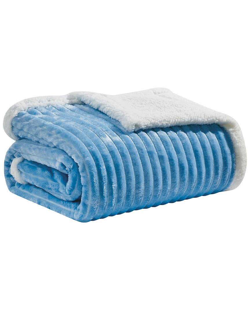 Luxury Home Oversized Corduroy Sherpa Reversible Blanket