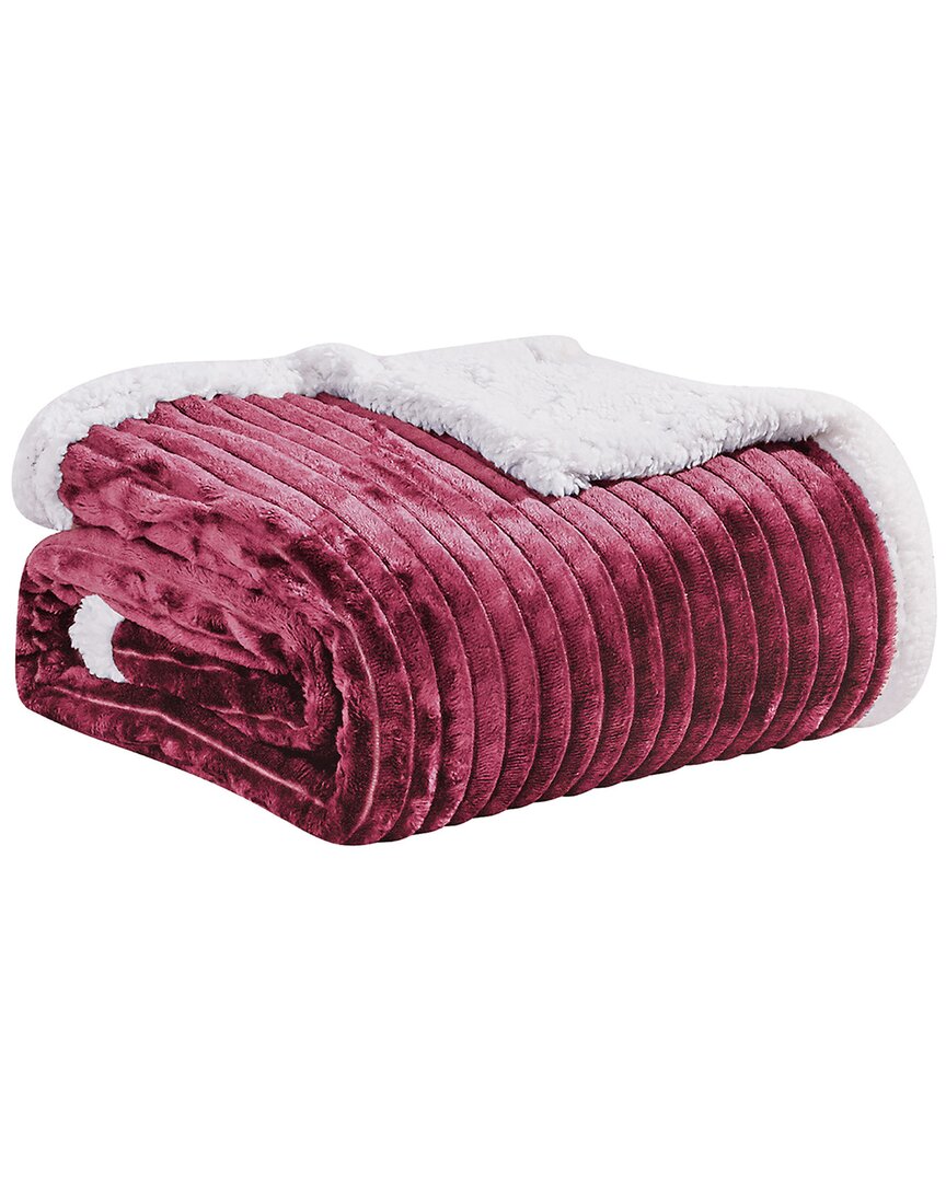 Luxury Home Oversized Corduroy Sherpa Reversible Blanket