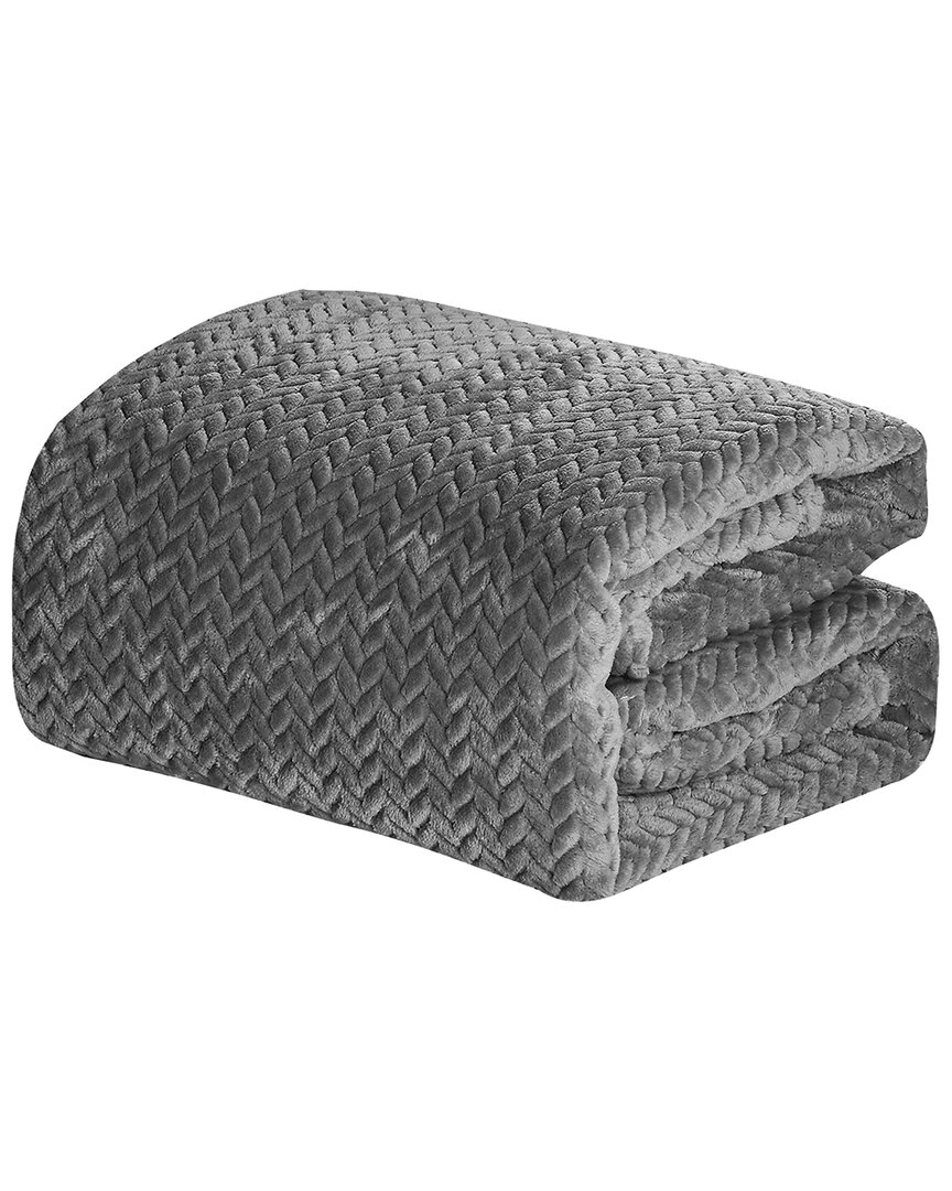 Luxury Home Chevron Braided All-season Blanket