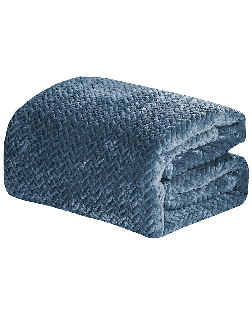 Luxury Home Chevron Braided All-season Blanket