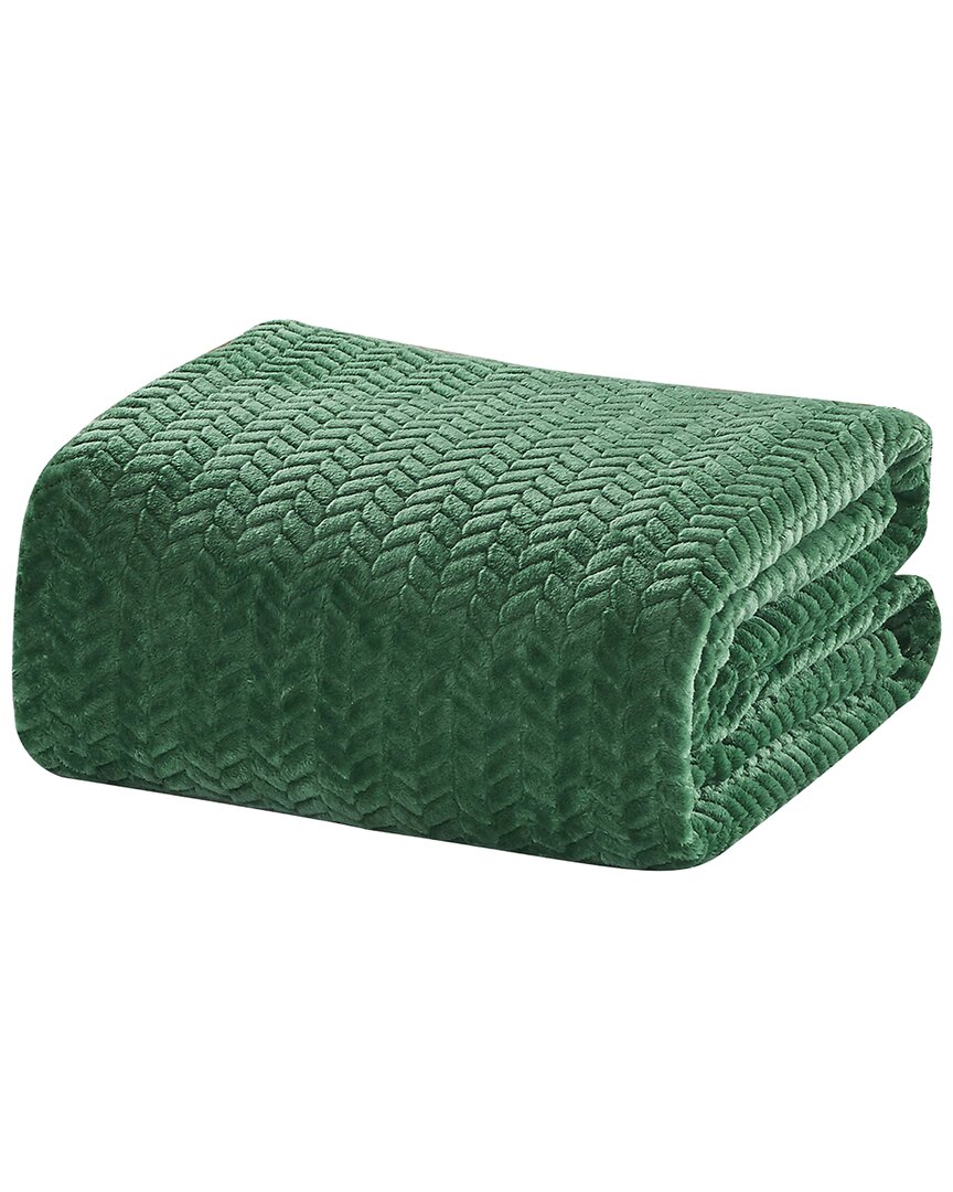 Luxury Home Chevron Braided All-season Blanket