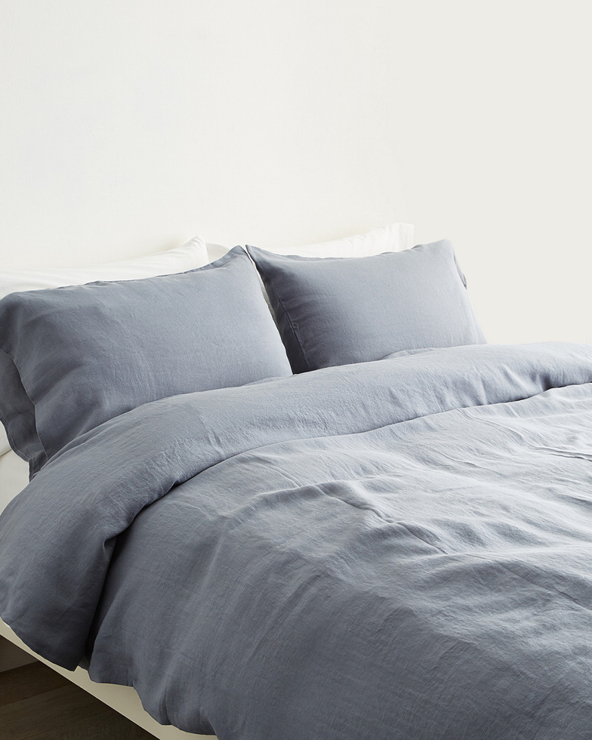 Matteo Vintage Linen Duvet Set Queen 1000070716572 Matteo Vintage Linen Duvet Set