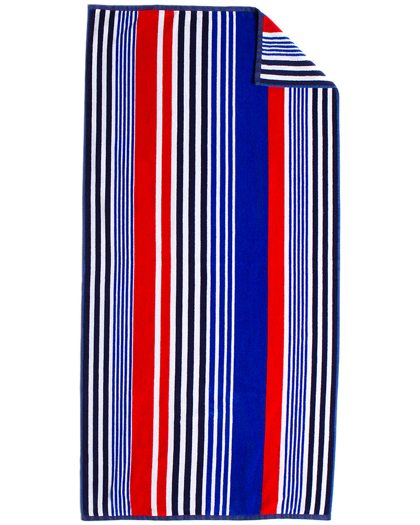 Espalma Ship Ahoy Beach Towel In Blue