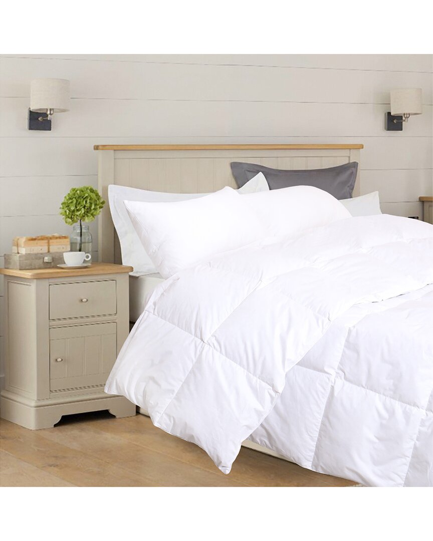 Shop Melange Home Wool-blend Comforter With 300 Thread Count Cotton Percale Shell