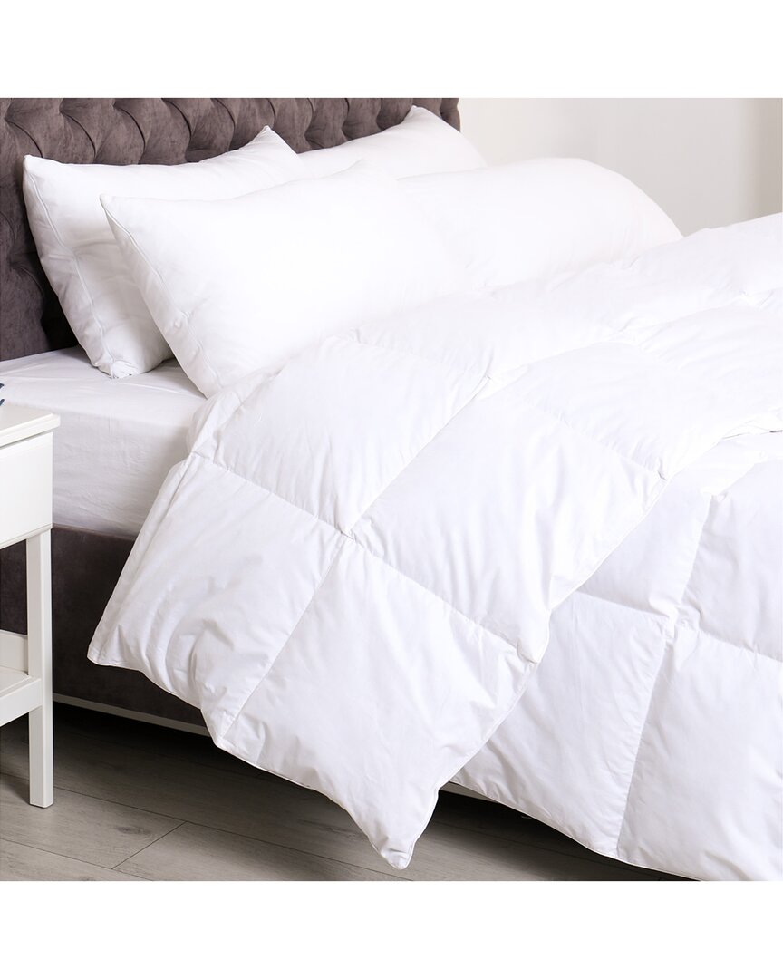 Melange Home Tempsolution Cooling/warming Comforter With 300 Thread Count Cotton Percale Shell