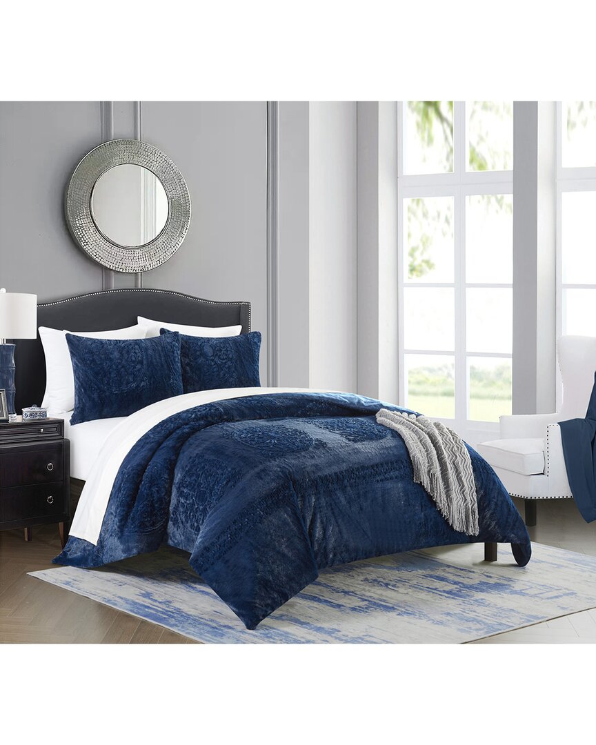 CHIC HOME CHIC HOME DESIGN AMAYA BED IN A BAG COMFORTER SET