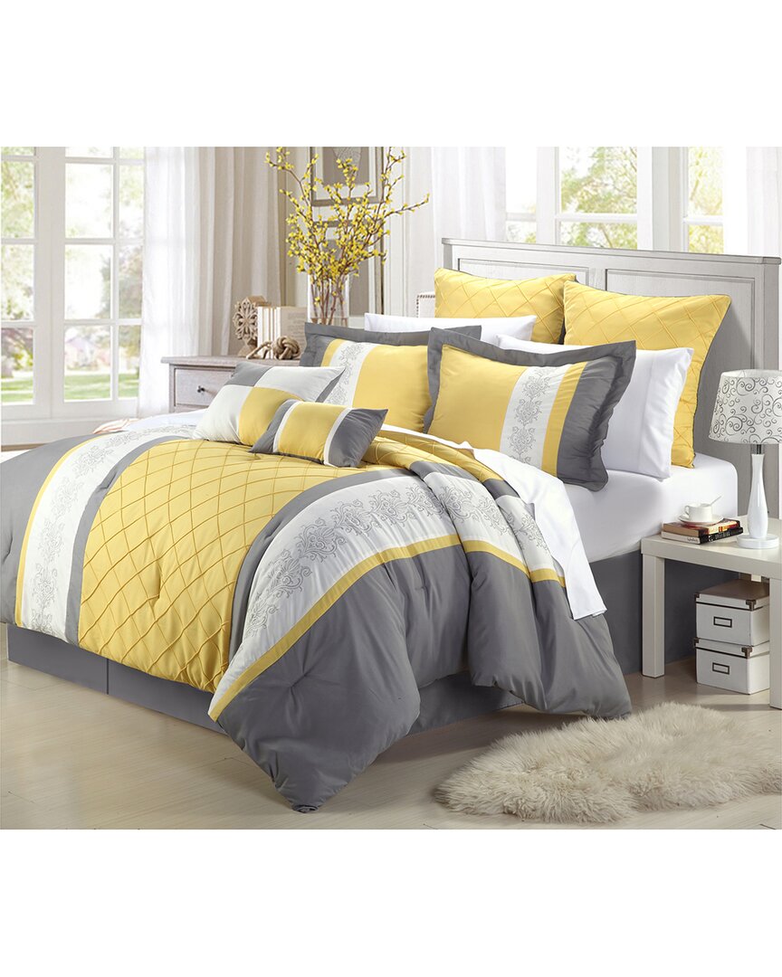CHIC HOME CHIC HOME DESIGN BRYCE 12PC COMFORTER SET
